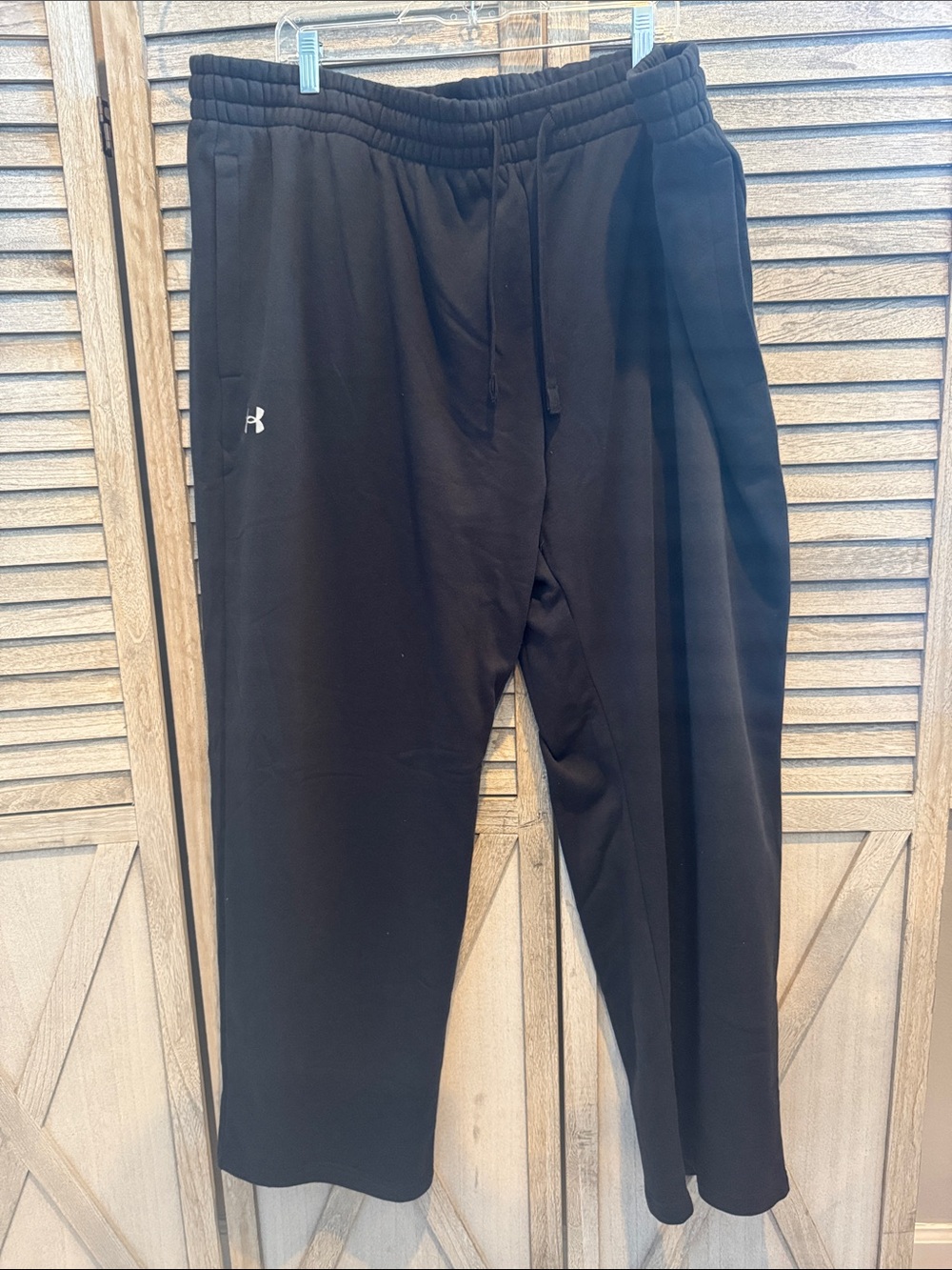 Under Armour Black Men’s Athletic loose Joggers with Drawstring Waist size 4X